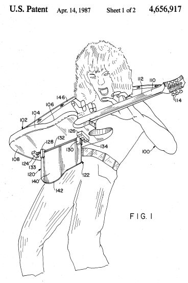 Eddie Van Halen guitar patent