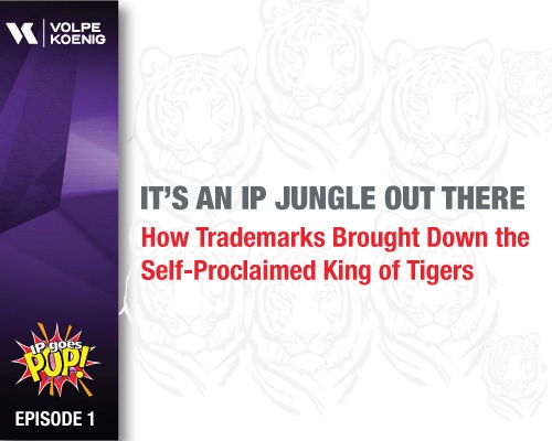 Ep #1:   It's an IP Jungle Out There - How Trademarks Brought Down the Self-Proclaimed King of Tigers